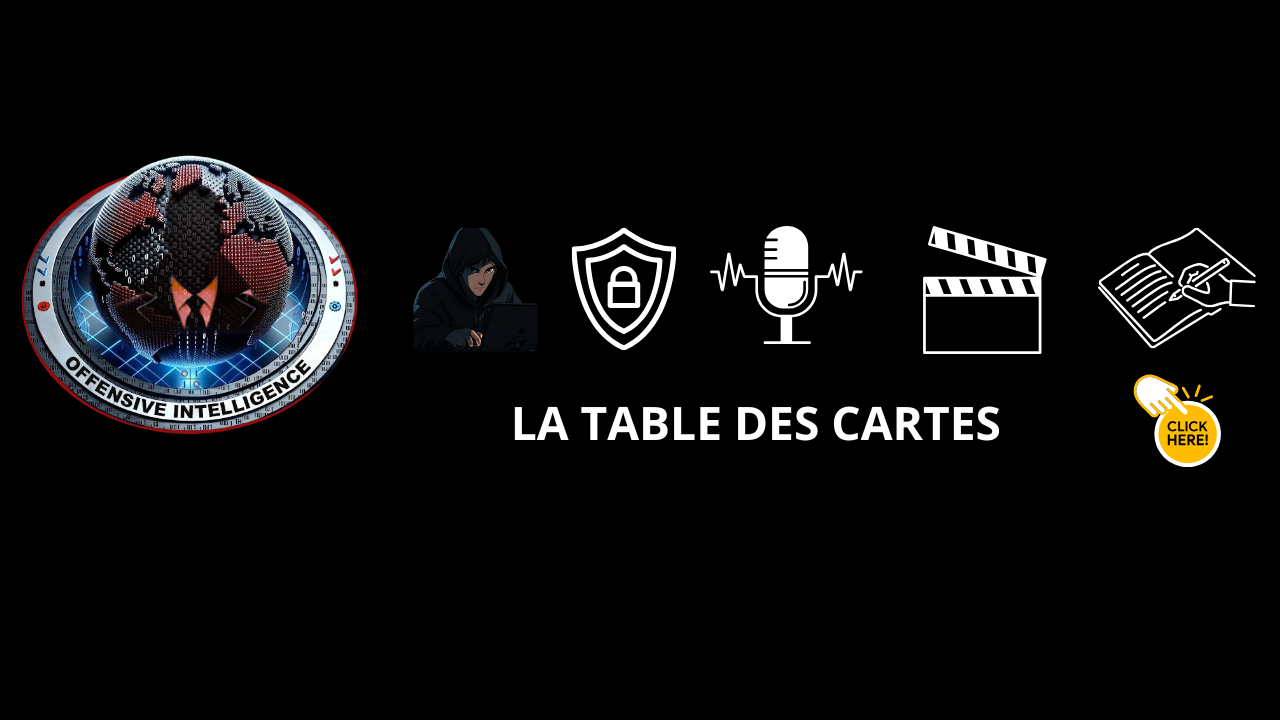 LA TABLE DES CARTES
